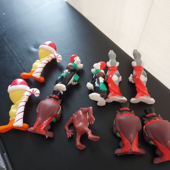 9 Blow Mold Tree Light Covers And 1 Vintage Lonney Tunes Taz Covers Only - Picture 9 of 9